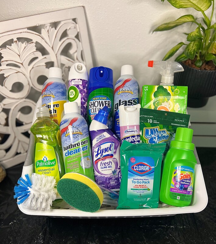 Cleaning Supply Gift Basket- House Warming Gift Set